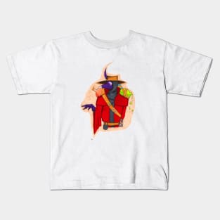 Plague Doctor In Red Kids T-Shirt